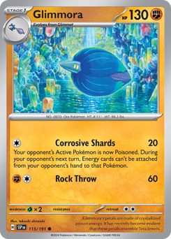 Glimmora #115 Surging Sparks