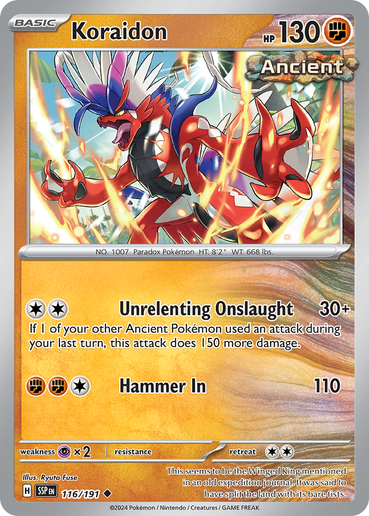 Koraidon #116 Surging Sparks