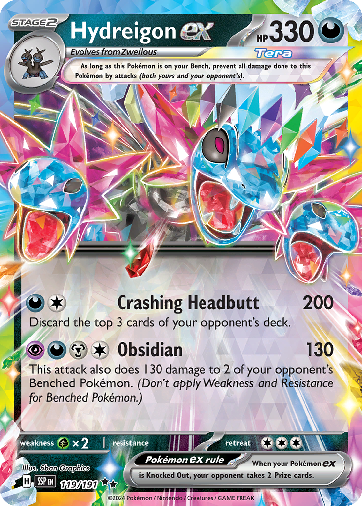 Hydreigon ex #119 Surging Sparks