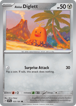 Alolan Diglett #122 Surging Sparks