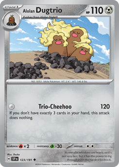 Alolan Dugtrio #123 Surging Sparks