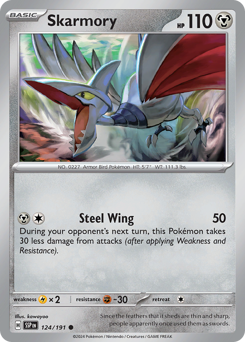 Skarmory #124 Surging Sparks