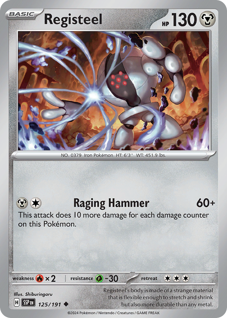 Registeel #125 Surging Sparks