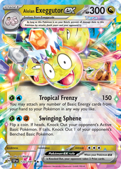 Alolan Exeggutor ex #133 Surging Sparks