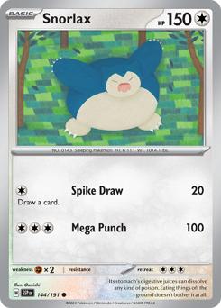 Snorlax #144 Surging Sparks