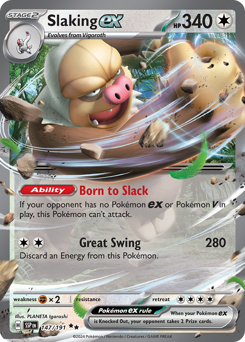 Slaking ex #147 Surging Sparks