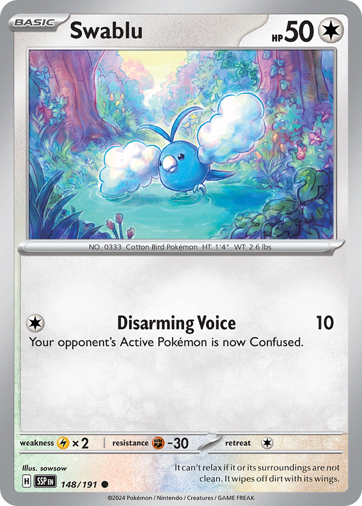 Swablu #148 Surging Sparks