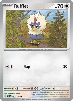 Rufflet #152 Surging Sparks