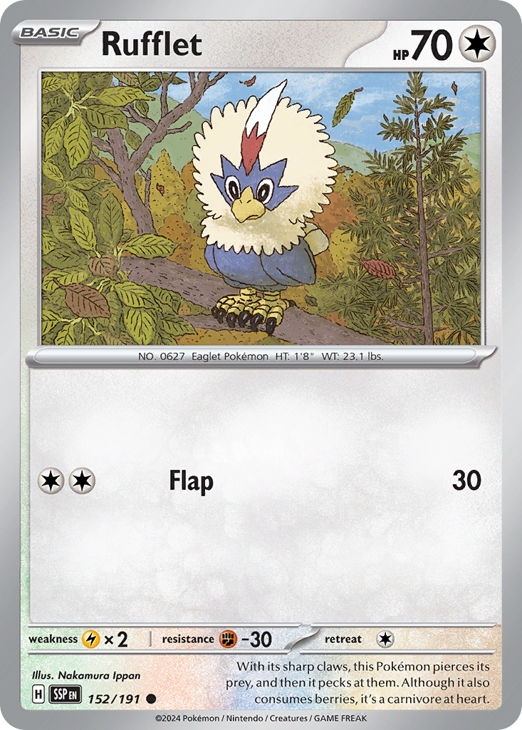 Rufflet #152 Surging Sparks