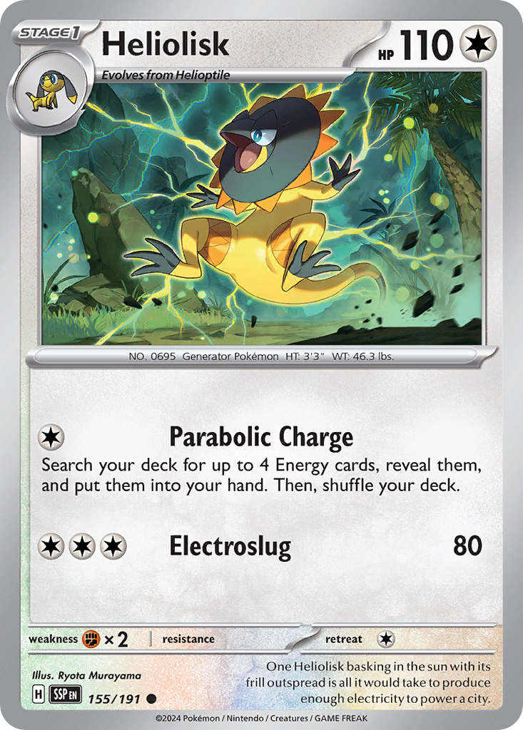 Heliolisk #155 Surging Sparks