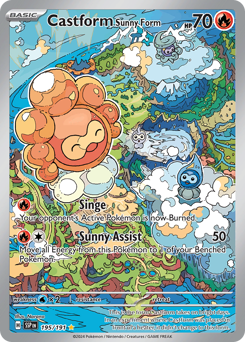 Castform Sunny Form #195 Surging Sparks