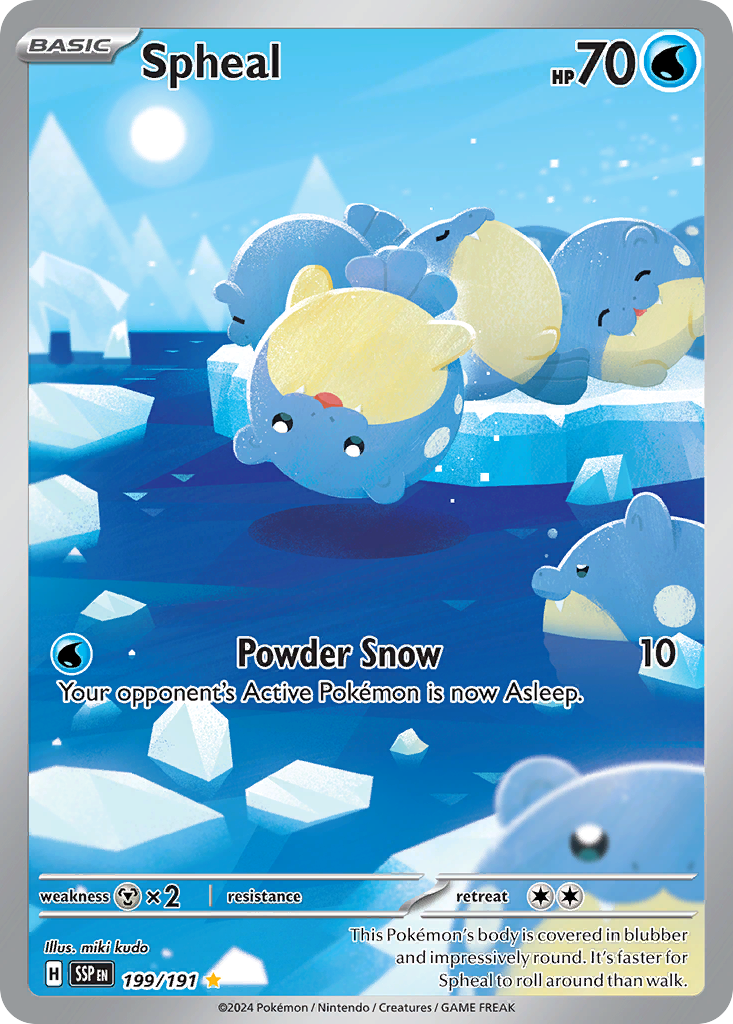 Spheal #199 Surging Sparks