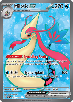 Milotic ex #217 Surging Sparks