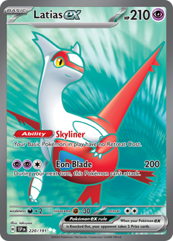 Latias ex #220 Surging Sparks