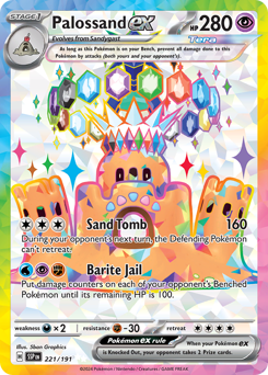 Palossand ex #221 Surging Sparks
