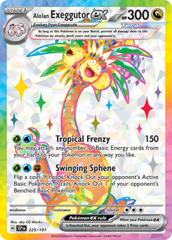 Alolan Exeggutor ex #225 Surging Sparks