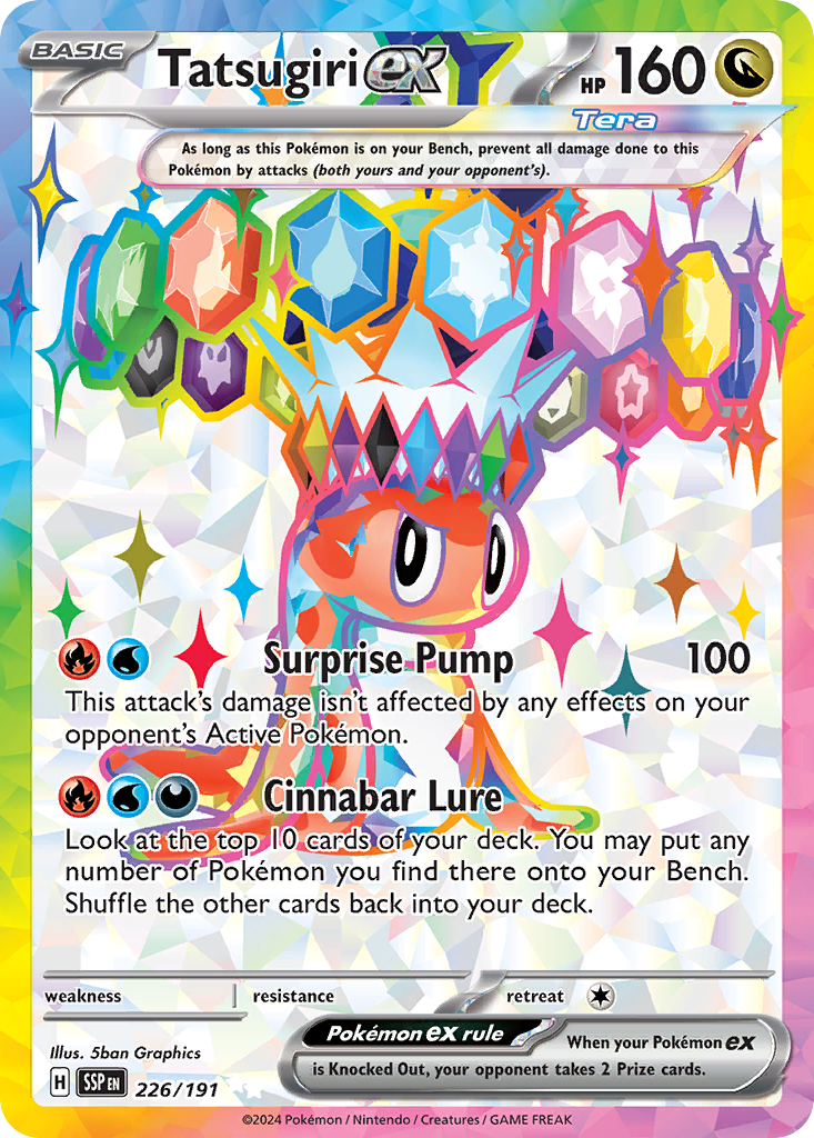 Tatsugiri ex #226 Surging Sparks