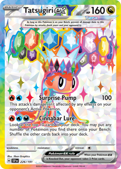 Tatsugiri ex #226 Surging Sparks