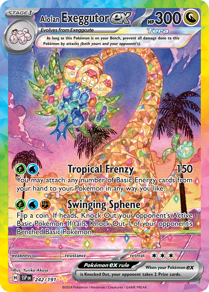 Alolan Exeggutor ex #242 Surging Sparks