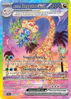 Alolan Exeggutor ex #242 Surging Sparks