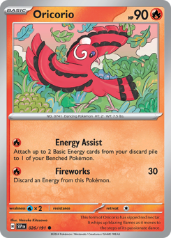 Oricorio #26 Surging Sparks