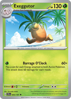 Exeggutor #3 Surging Sparks