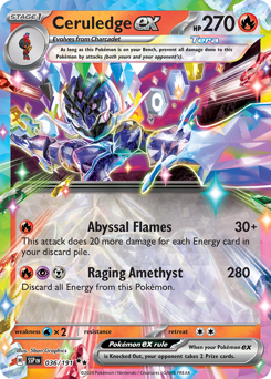 Ceruledge ex #36 Surging Sparks