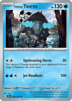 Paldean Tauros #39 Surging Sparks