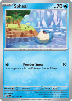 Spheal #43 Surging Sparks