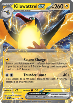 Kilowattrel ex #68 Surging Sparks