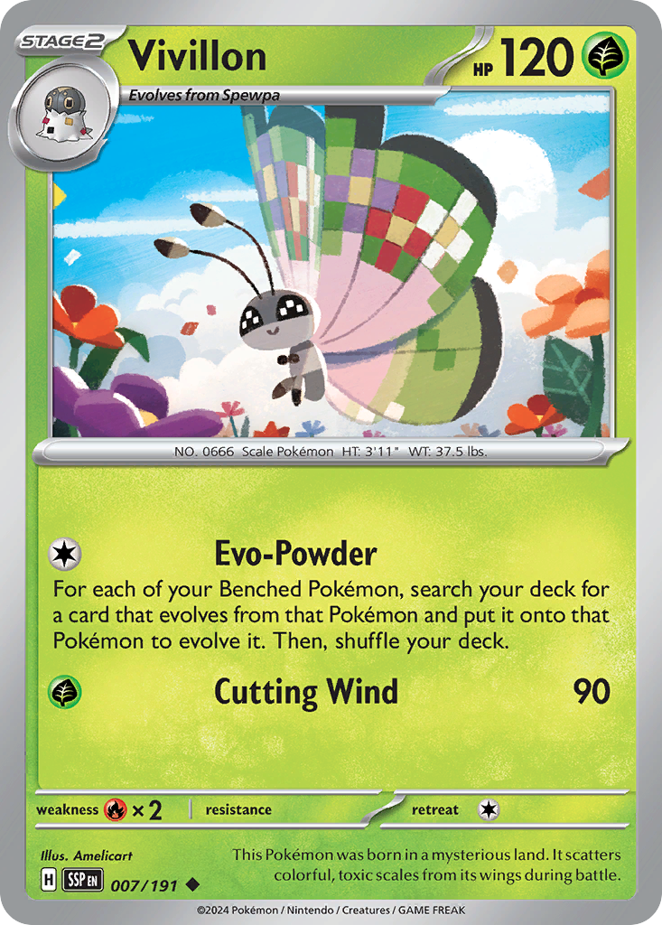 Vivillon #7 Surging Sparks
