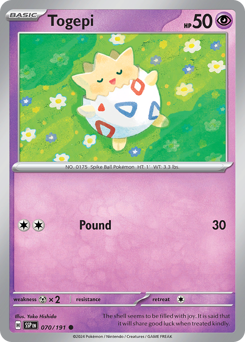 Togepi #70 Surging Sparks