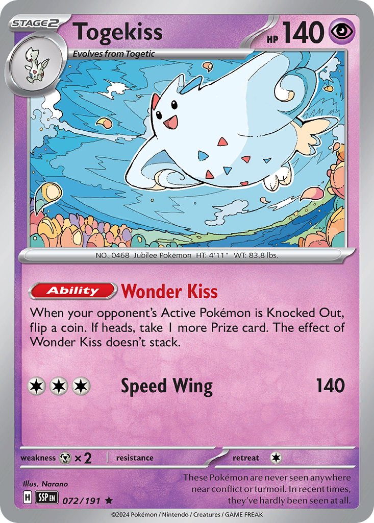 Togekiss #72 Surging Sparks