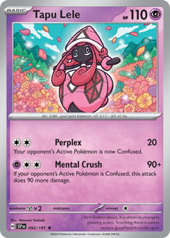 Tapu Lele #92 Surging Sparks