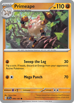 Primeape #99 Surging Sparks