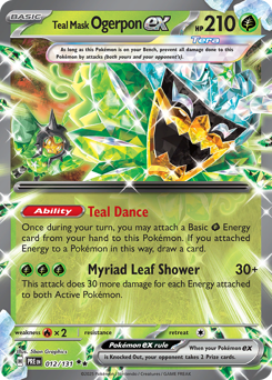 Teal Mask Ogerpon ex #12 Prismatic Evolutions