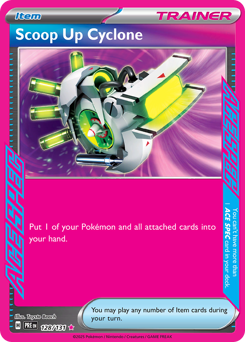 Scoop Up Cyclone #128 Prismatic Evolutions