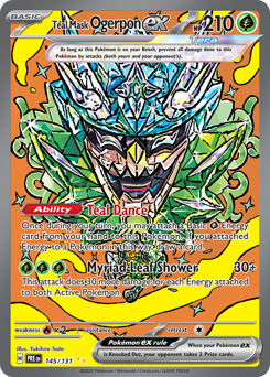 Teal Mask Ogerpon ex #145 Prismatic Evolutions