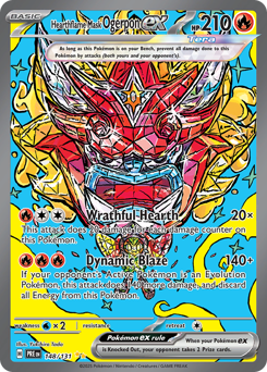 Hearthflame Mask Ogerpon ex #148 Prismatic Evolutions