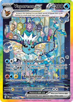 Vaporeon ex #149 Prismatic Evolutions