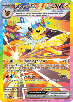 Jolteon ex #153 Prismatic Evolutions