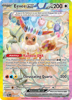 Eevee ex #167 Prismatic Evolutions
