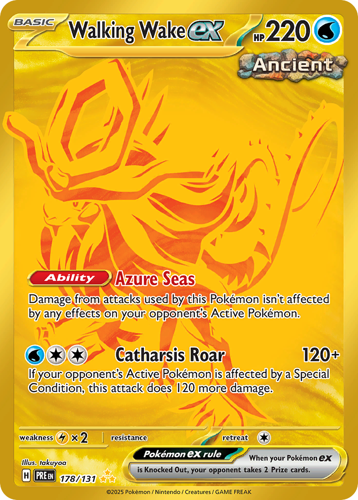 Walking Wake ex #178 Prismatic Evolutions