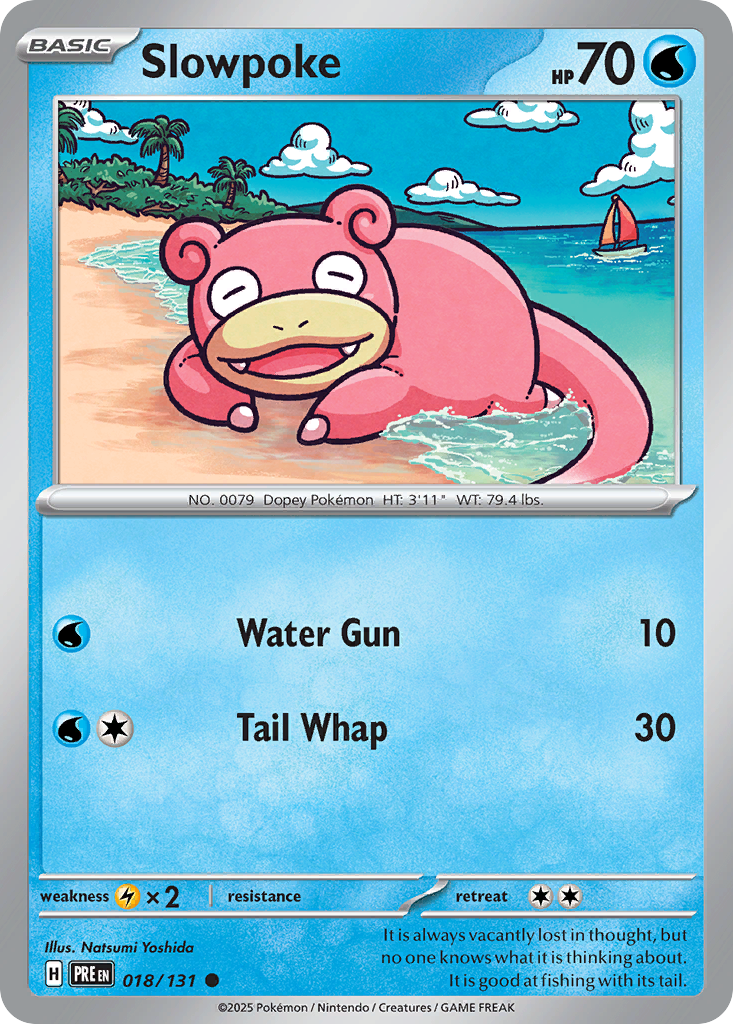Slowpoke #18 Prismatic Evolutions