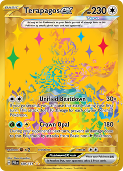 Terapagos ex #180 Prismatic Evolutions