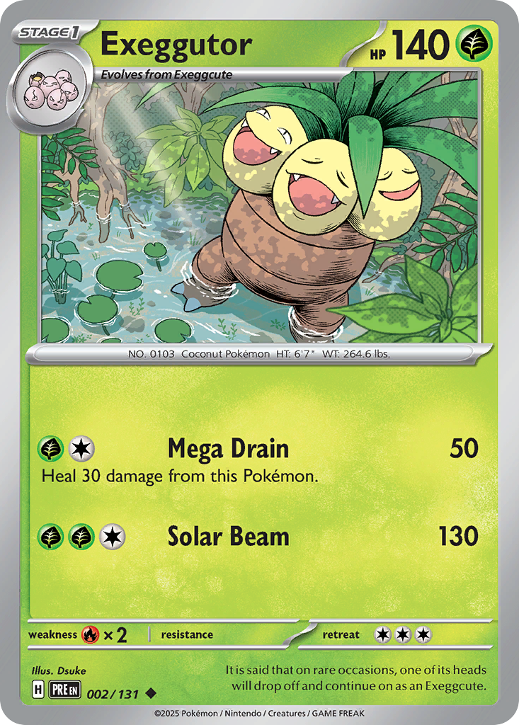 Exeggutor #2 Prismatic Evolutions