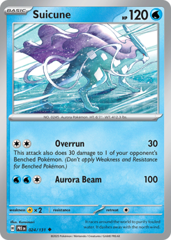 Suicune #24 Prismatic Evolutions