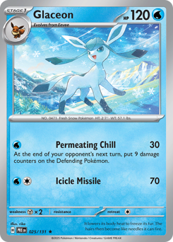 Glaceon #25 Prismatic Evolutions