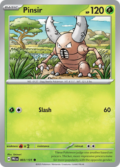 Pinsir #3 Prismatic Evolutions