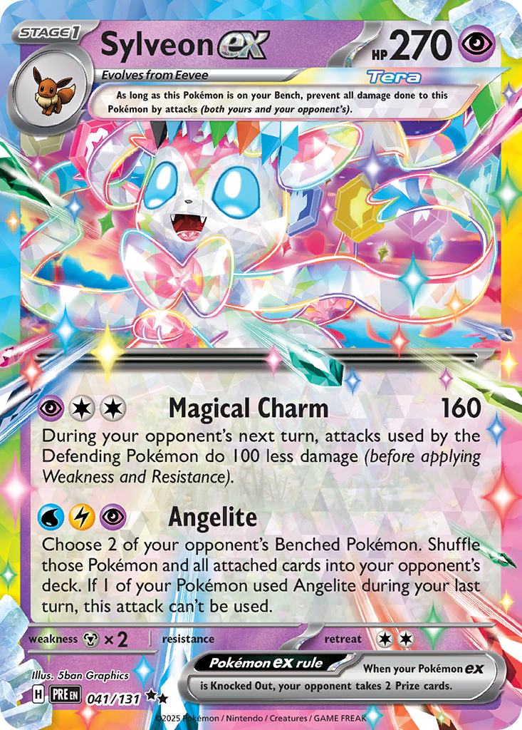 Sylveon ex #41 Prismatic Evolutions